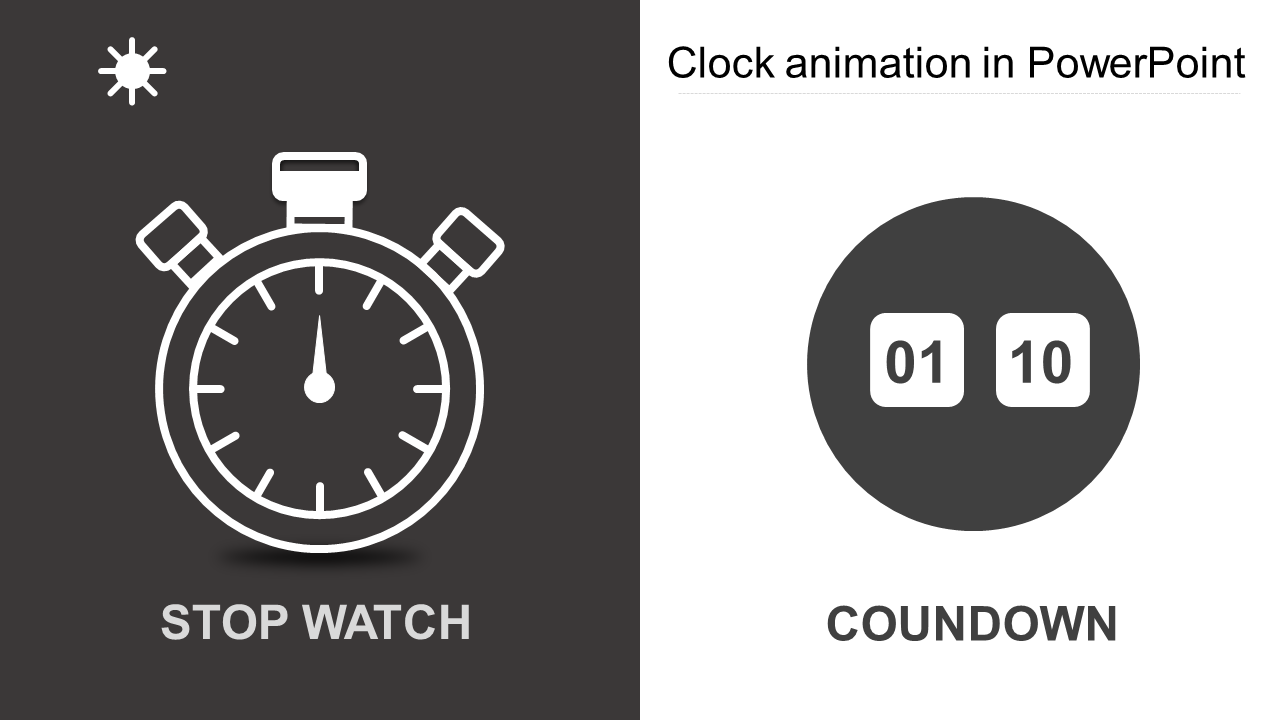 clock animation in powerpoint